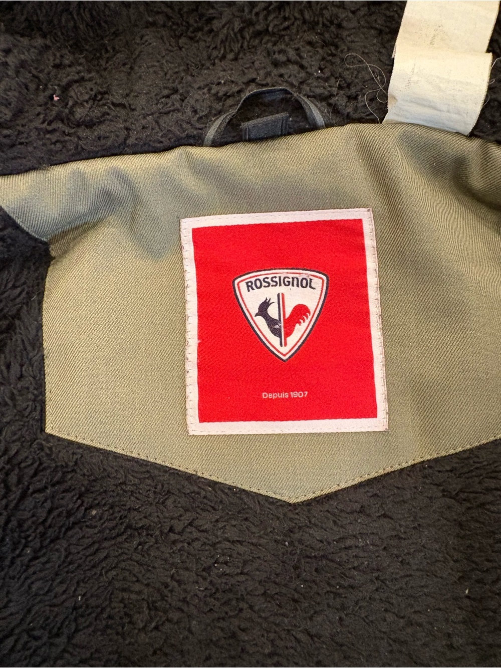 Rossignol Women’s Waterproof Ski Parka Winter Coat Olive Green S - Picture 4 of 8